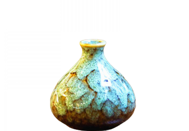 Глазурь Смальта, зелено-коричневая, 1180-1250